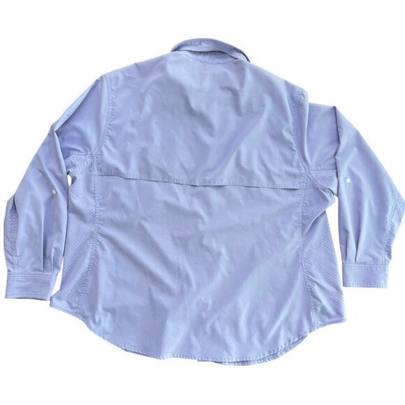 Coolibar Womens Purple UPF 50+ Sun Protection You Wear Button Down Shirt Size 2X - Picture 4 of 5